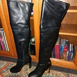 Awesome calvin klein thigh high boots